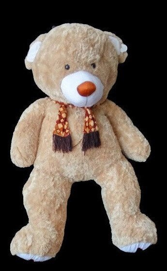 На подарунок дівчині плюшевий Ведмедик 200 см м&#039;яка іграшка ведмідь в шарфі - Інтернет магазин &quot;Megamaks&quot;