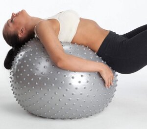 М'яч масажний фітнес GymBall 85 см для тренування 1 400 гр різні кольори