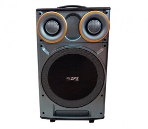 Колонка акумуляторна з мікрофоном ZPX ZX-7777 120W (Bluetooth / USB / FM)