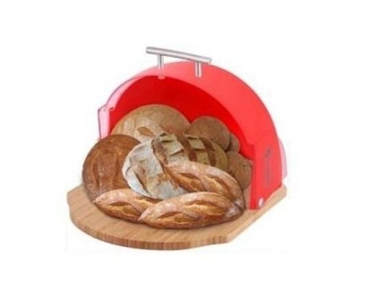 Кругла хлібник дерево + пластик Bohmann BH 02-511 хлібник для кухні - акції