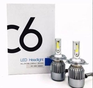 Автомобільні лампи LED лампи Xenon Headlight C6 H7 комплект ксенону