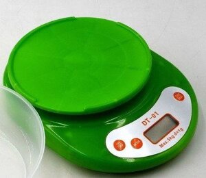 Ваги кухонні з чашею Domotec D & T DT-01 до 5 кг електронні ваги на кухню