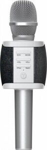 Мікрофон караоке XR з колонками 10Вт бездротової Bluetooth темно-сірий