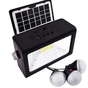 Багатофункціональний LED ліхтар Cclamp CL-03 із сонячною панеллю/3 лампочки/повербанк