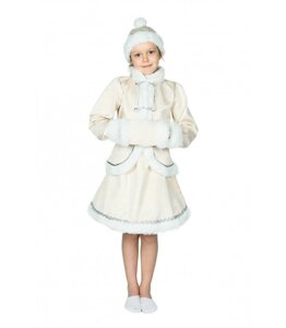 Новорічний карнавальний костюм Снігуроньки (S, M, L) на ранки, виступи