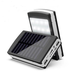 Заряджання Power Bank UKC Solar 9600mah на сонячній батареї + плед ліхтар