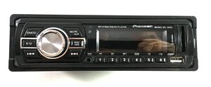 Магнітола бездискова Pioneer 2033 USB + FM + MP3 ISO євро роз'єм + радіатор