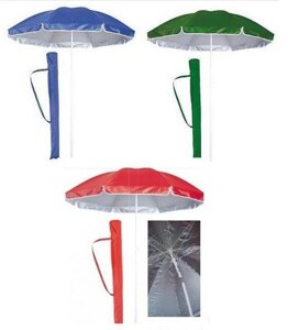 Пляжный зонт с наклоном Umbrella 2 м цвета на выбор садовый с чехлом