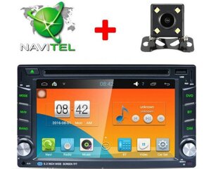 Автомагнітола Pioneer 6002B + камера DVD Wifi Bluetooth