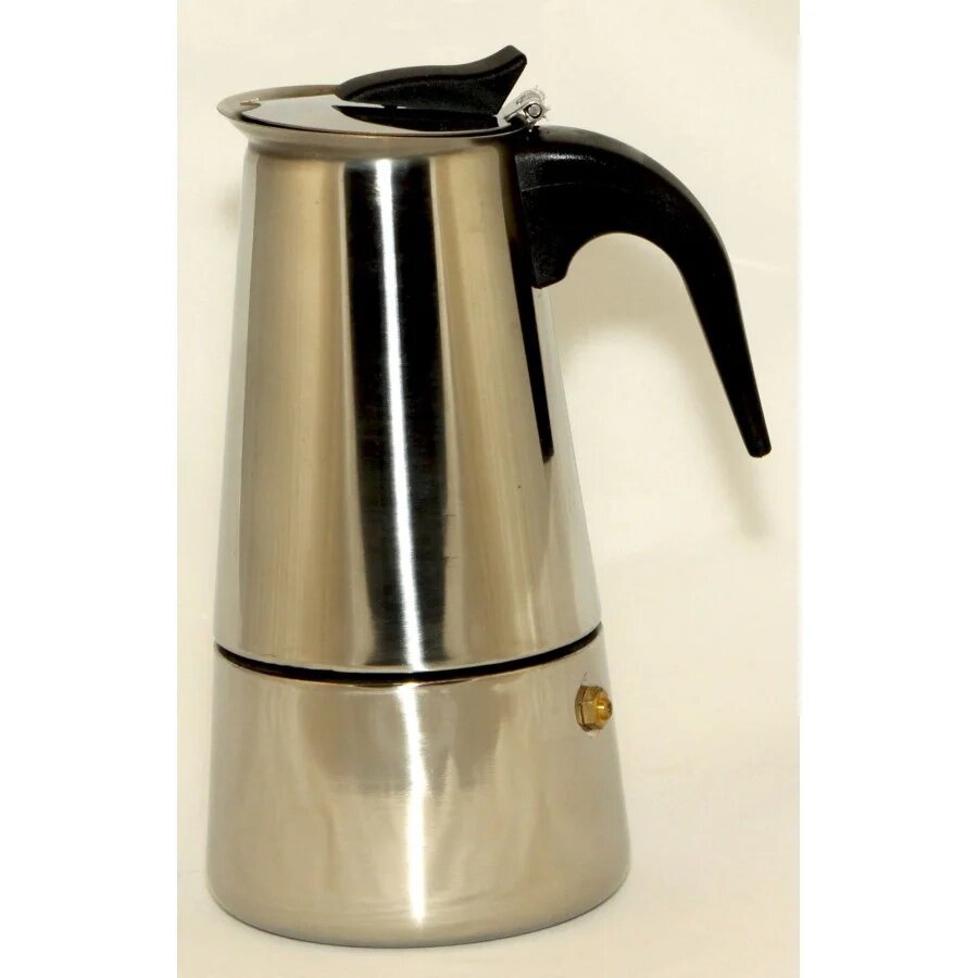 Гейзерна кавоварка на 4 чашки Domotec DT-2804 нержавейка - вартість