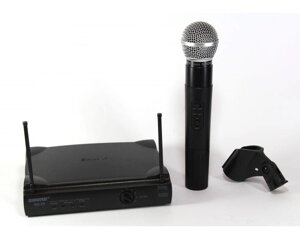 Мікрофон бездротової + база DM SM 58 / UT24 / ручний динамічний радіомікрофон
