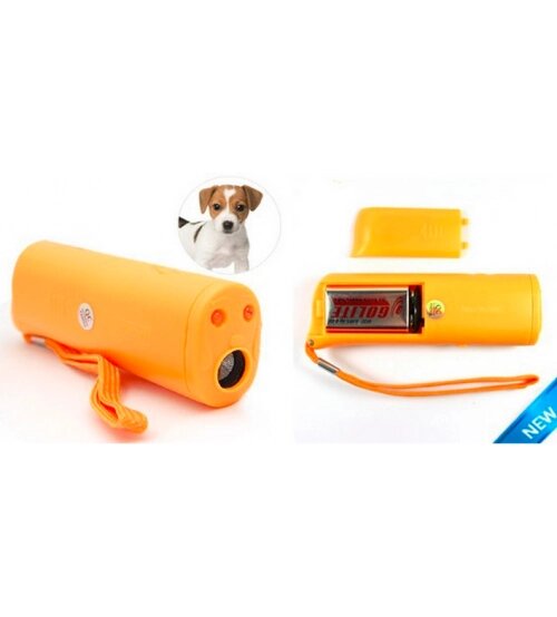 Відлякувач ультразвукової від собак AD-100 дресирування собак кишеньковий ліхтарик - опис