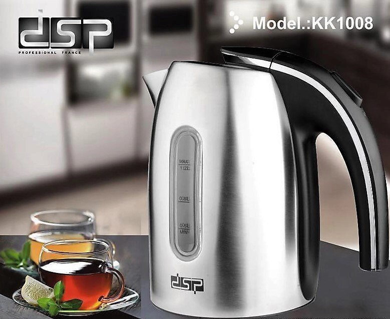Кухонний чайник електричний DSP KK1008 1.2 л 1370 Вт - гарантія