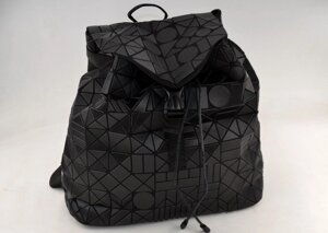 Дизайнерський BAO BAO міської космічний рюкзак чорного кольору ISSEY MIYAKE D09 матовий
