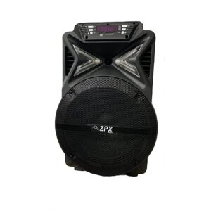 Портативна акустична система ZX-7781 з бездротовому мікрофоном, 15 "350W