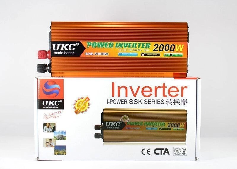 Прилад для перетворення електрики AC / DC SSK 2000W 24V інвентатор перетворювач - гарантія
