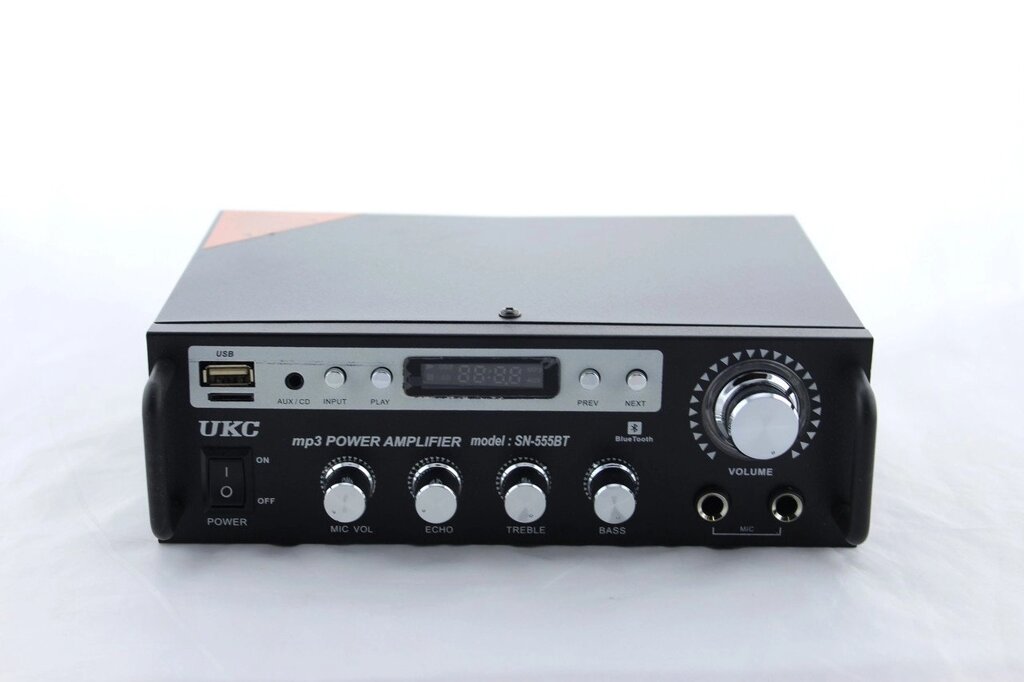 Підсилювач AMP SN 555 BT підсилювач потужності звуку Bluetooth радіоприймач USB куль ДУ - Інтернет магазин &quot;Megamaks&quot;