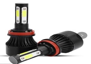 Лампи LED автомобільні для фар F7 цоколь H4 температура 6500К