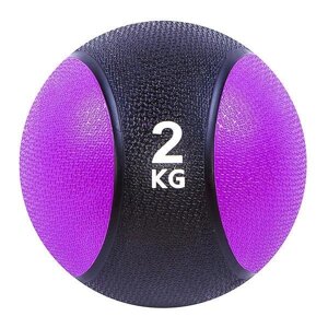 М'яч медбол на 2 кг медичний 19 см діаметр