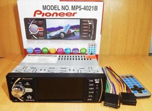 Автомагнітола 1DIN DVD-4021 MP5 + USB + Sd + MMС, Bluetooth, камера заднього виду, TV