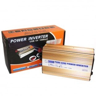 Перетворювач постійного струму 300W Power Inventer (чиста сінусойда) - роздріб