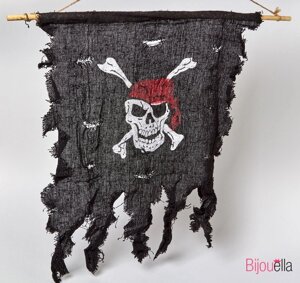 Прапор Пірат 60 * 40 см декор для вечірки Хелловіна маскараду