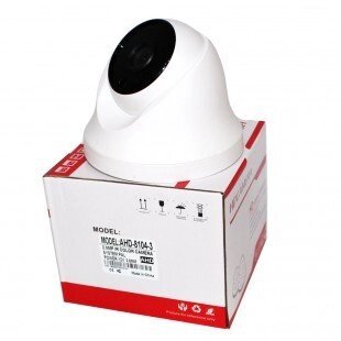 Камера стельова купольна відео спостереження AHD-8104-3 (2MP-3,6mm) - відгуки