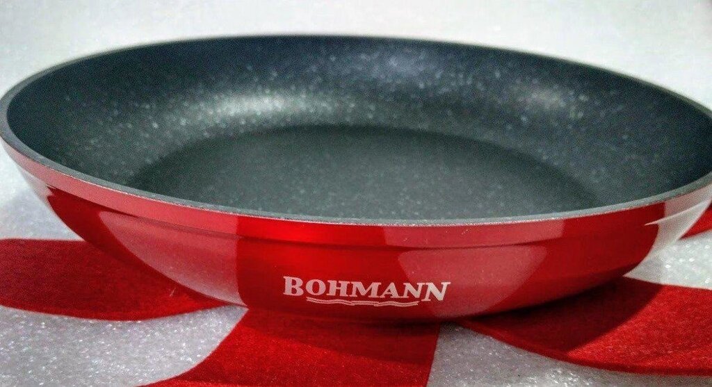 Сковорідка 20 см Bohmann BH-1005-20 червона діаметр 20 см - опт