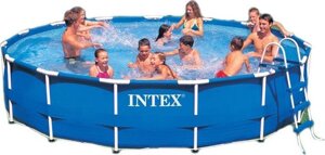 Великий каркасний басейн Intex 56942 Metal Frame Pool 457 * 91 см