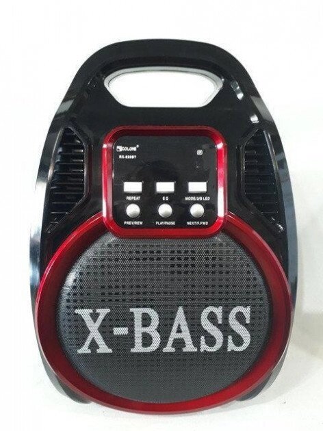 Радіоприймач портативний колонка комбік Golon RX-810 BT Bluetooth + MP3 радіомікрофон пульт світломузика - вартість