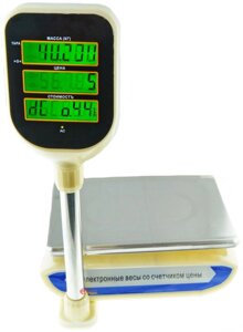 Електронні ваги з лічильником ціни торгові Promotec PM 5052