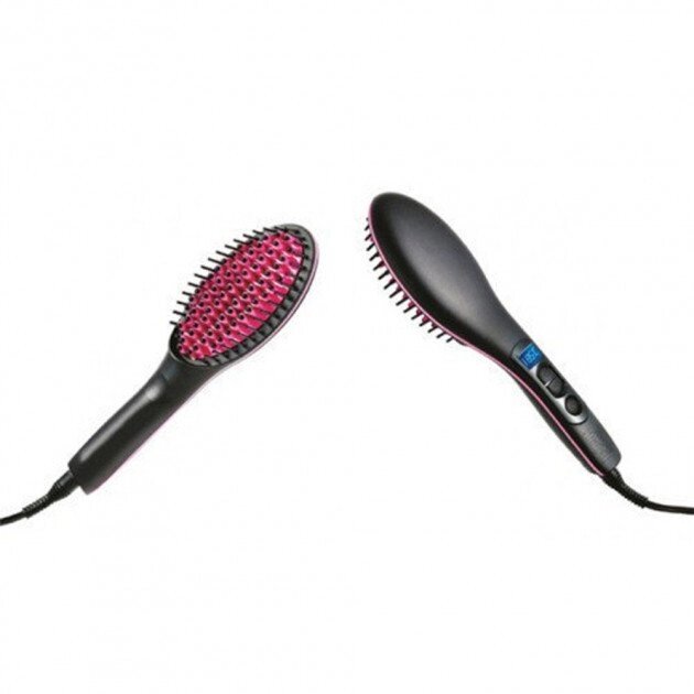 Гребінець для випрямлення волосся Rozia HR-765 електрична гребінець масажна - фото