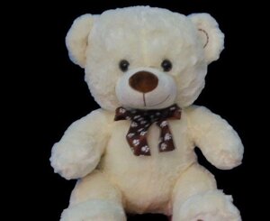 Мишка 52 см плюшевий ведмідь з бантом відмінний подарунок дитині чи дівчині на День Народження 8 березня