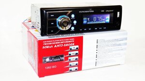 Автомагнітола універсальна Pioneer 1282 ISO - MP3 + FM + USB + microSD-карта