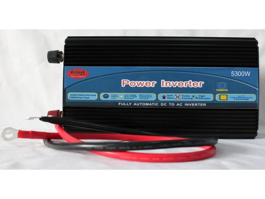 Інвертор перетворювач напруги Power Inverter Wimpex WX 5300W 24V - фото