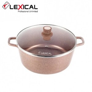 Каструля 40 см Lexical LM-010214-5 з кришкою золото