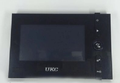 Домофон UKC JS 715 кольоровий відеодомофон 7 &quot;дисплей / с записом відвідувачів / комплект з викличної - знижка