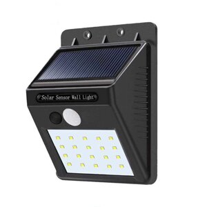 Ліхтар з датчиком руху Solar Motion Sensor на сонячній панелі вуличний світильник
