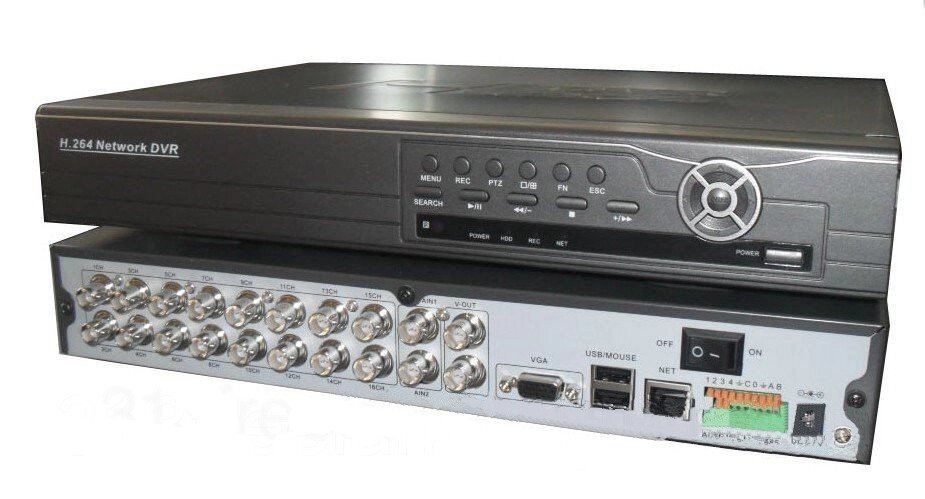 Система відеоспостереження H 264 dvr реєстратор з диском + 4 камери - знижка