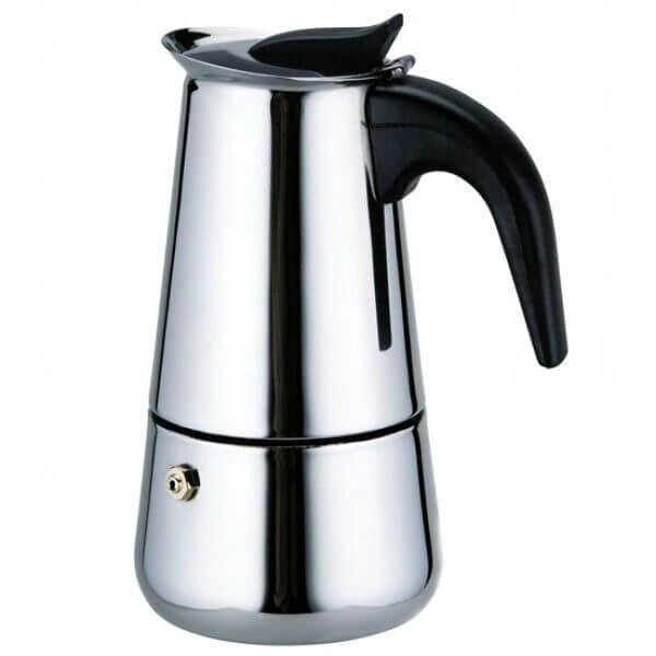 Гейзерна кавоварка нержавіюча сталь Benson BN-150 на 6 чашок кавоварка для будинку - акції