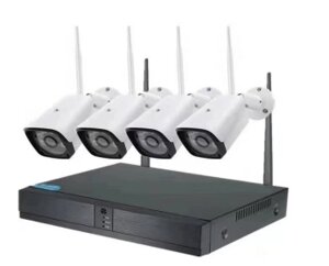 Wi-Fi NVR KIT NVR-601 Набір нагляду 4 Камери Домашні камери