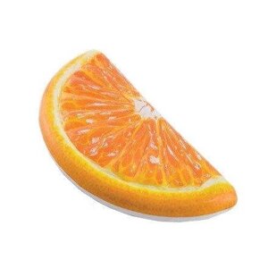 Надувной плотик в форме дольки апельсина Intex 58763 матрас "Апельсиновая долька" 175х85 см