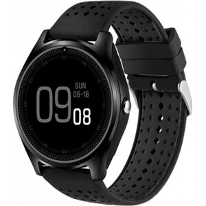 Розумні годинники наручні чорні Smart Watch V9 годинник-телефон