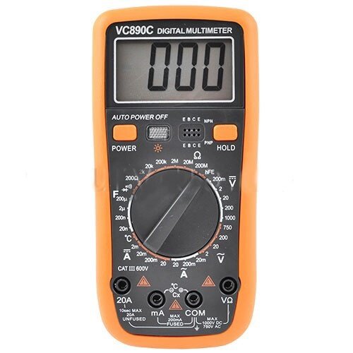 Мультиметр тестер цифровий VC 890 С багатофункціональний - вибрати