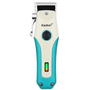 Машинка для стриження волосся, бездротовий електричний тример для бороди та волосся KEMEI KM-2621