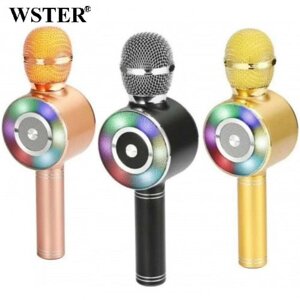 Караоке мікрофон Wster WS-669 бездротової мікрофон з вбудованим динаміком
