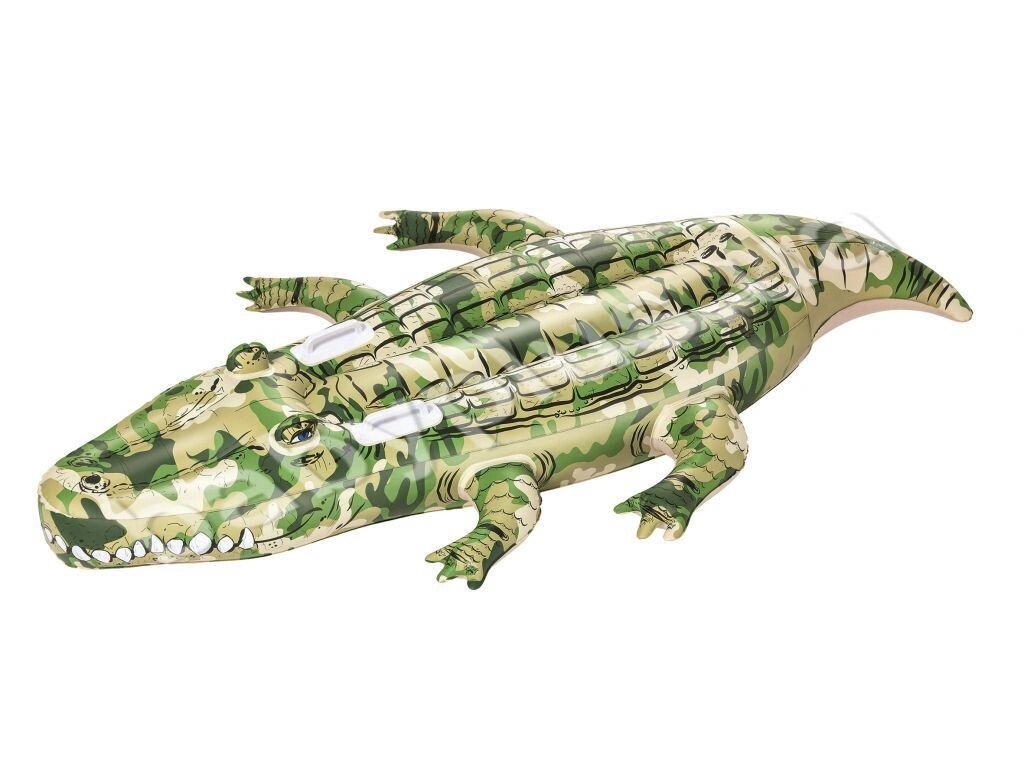 Пліт надувний Bestway Крокодил 41090 з ручками, 175х102 см від компанії Інтернет магазин "Megamaks" - фото 1