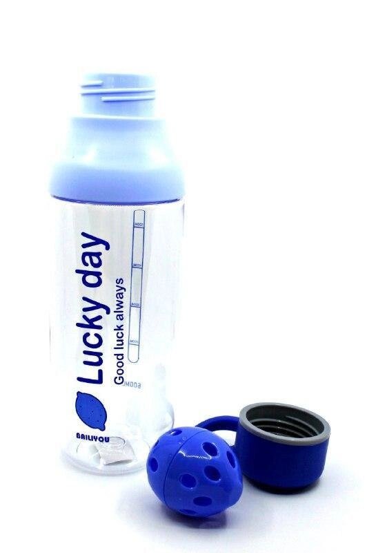 Пляшка для води EL Lucky day 500 мл з кулькою від компанії Інтернет магазин "Megamaks" - фото 1