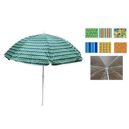 Пляжний парасолька Ромашка з нахилом 1.8 м + пластик від компанії Інтернет магазин "Megamaks" - фото 1
