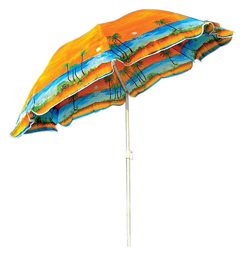 Пляжний парасолька UMBRELLA 200 см для літніх майданчиків, пляжний, садовий від компанії Інтернет магазин "Megamaks" - фото 1